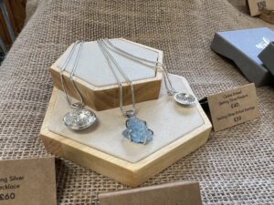 A few of my pendants for sale on my craft stall