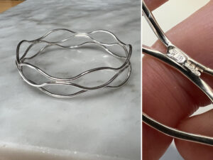 New Wavy Bracelet Design & Hallmark