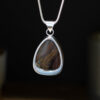 Boulder Matrix Opal Pendant - 27 Carat - Front
