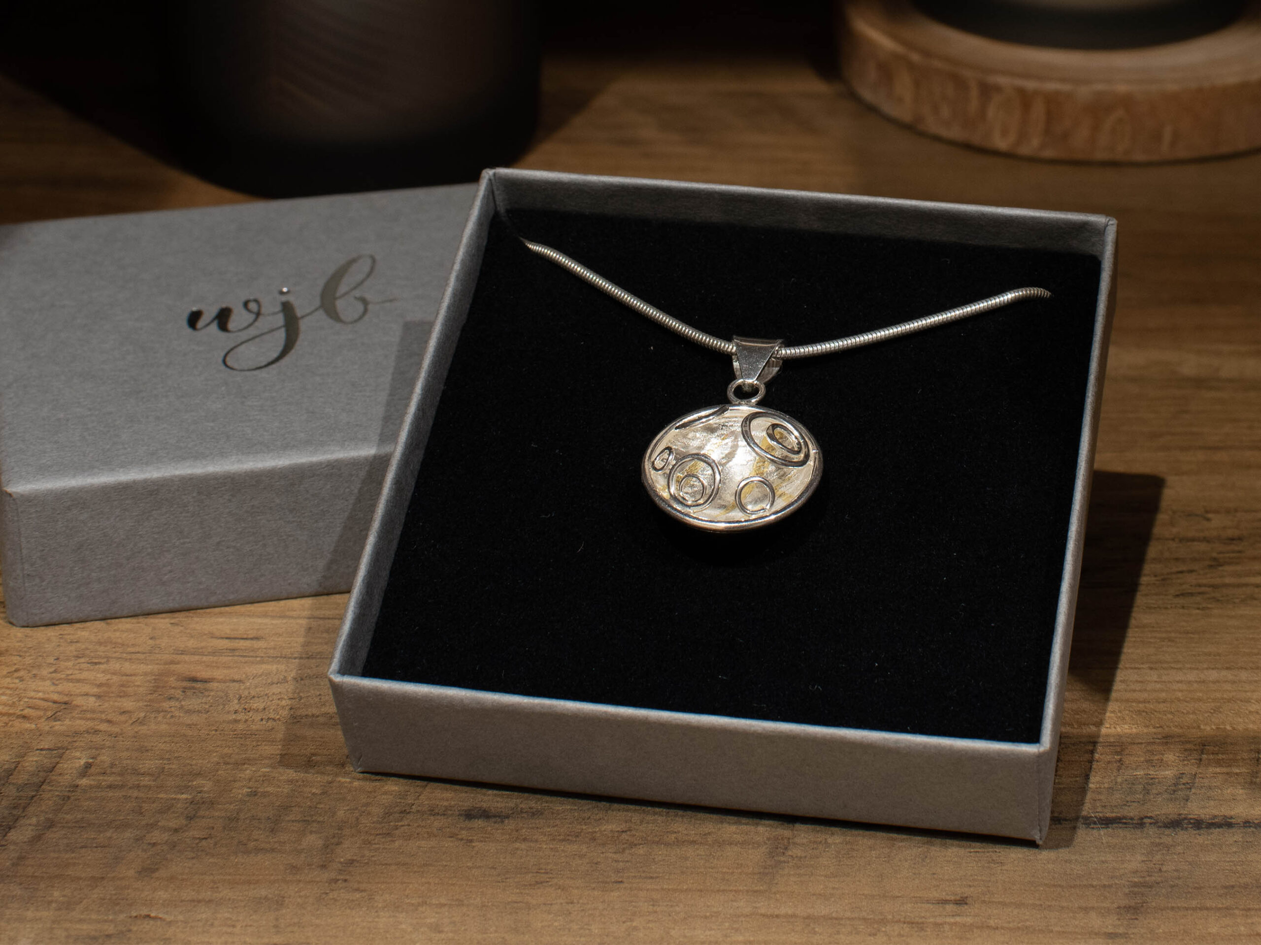 Around the World Sterling Silver Pendant - in Box