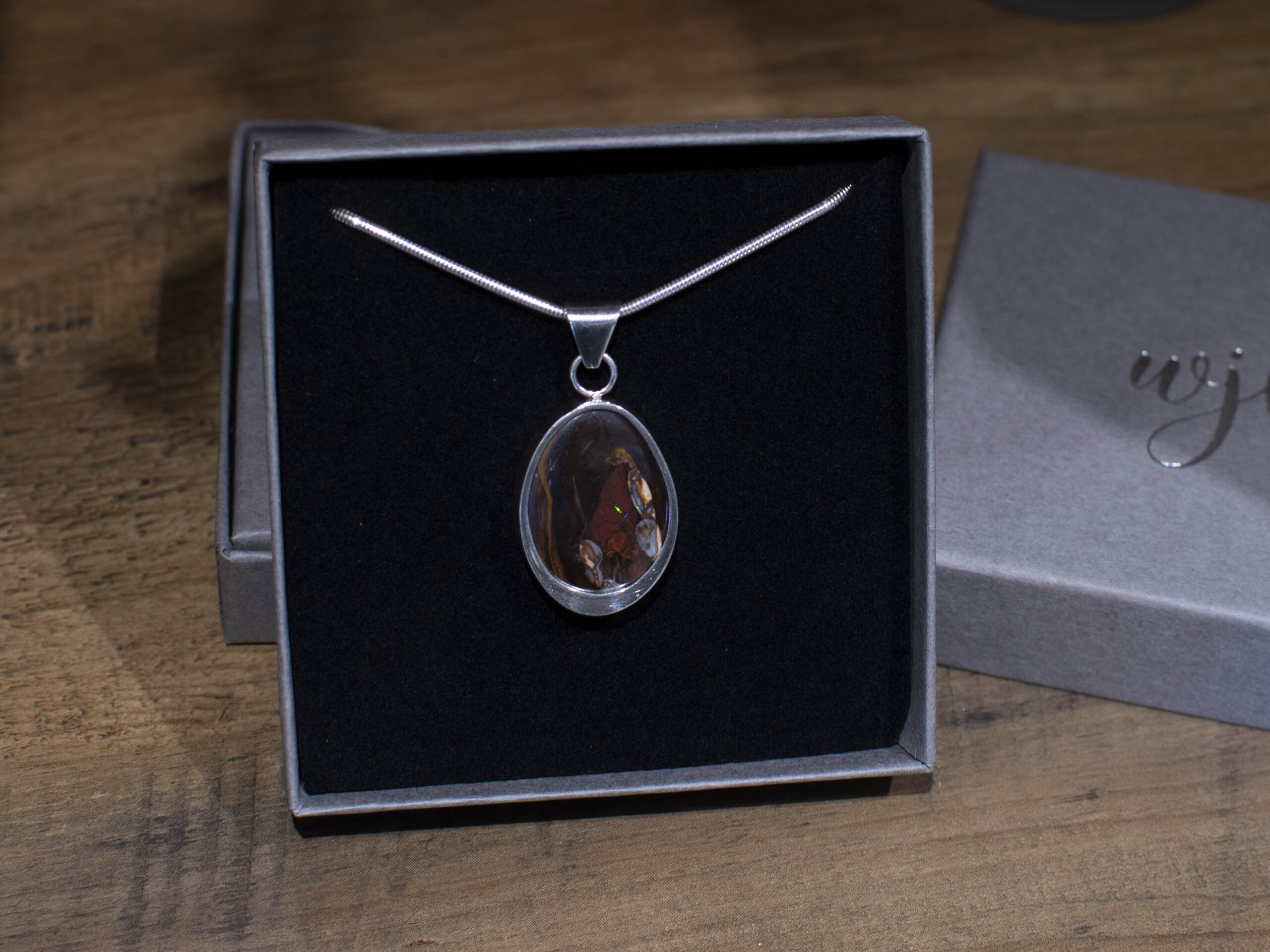 Yowah Boulder Opal Pendant - 33.35 Carat - In Box