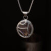 Koroit Boulder Opal Silver Pendant - 19.75 Carat - Back