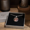 Koroit Boulder Opal Silver Pendant - 19.75 Carat - In Box