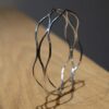 Another View of the Sterling Silver Wavy Bracelet