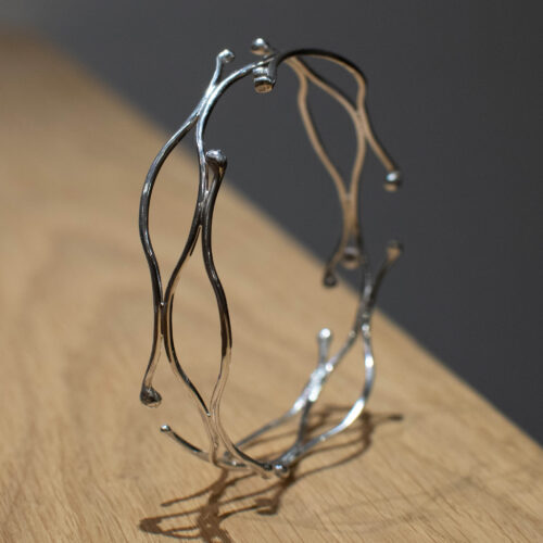 Twiggy Sterling Silver Bangle