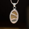 Picture Jasper Sterling Silver Pendant - Back