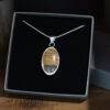 Picture Jasper Sterling Silver Pendant - In Box