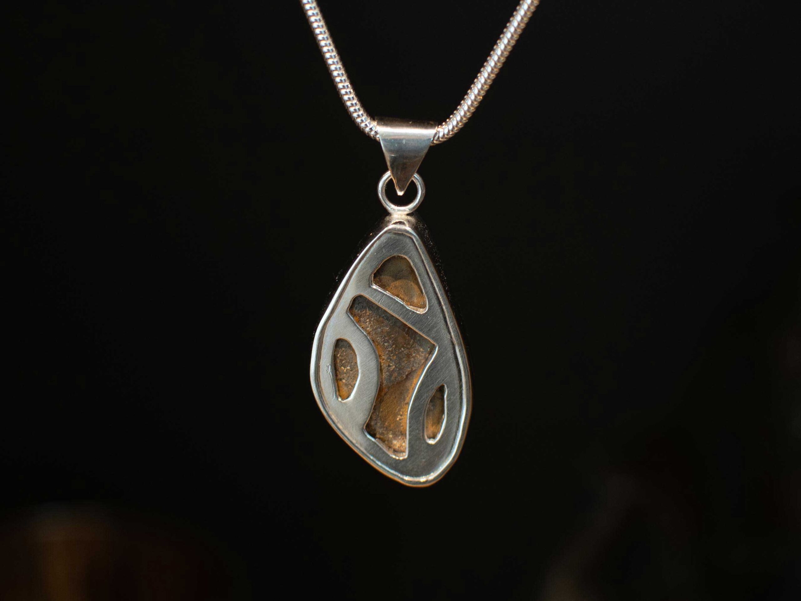 Yowah Boulder Opal Pendant – 15.50 Carat - Back Yowah Boulder Opal Pendant – 15.50 Carat