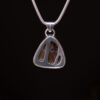 Rear of Australian Boulder Matrix Opal Pendant