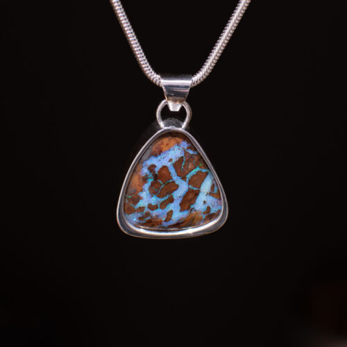 Australian Boulder Matrix Opal Pendant